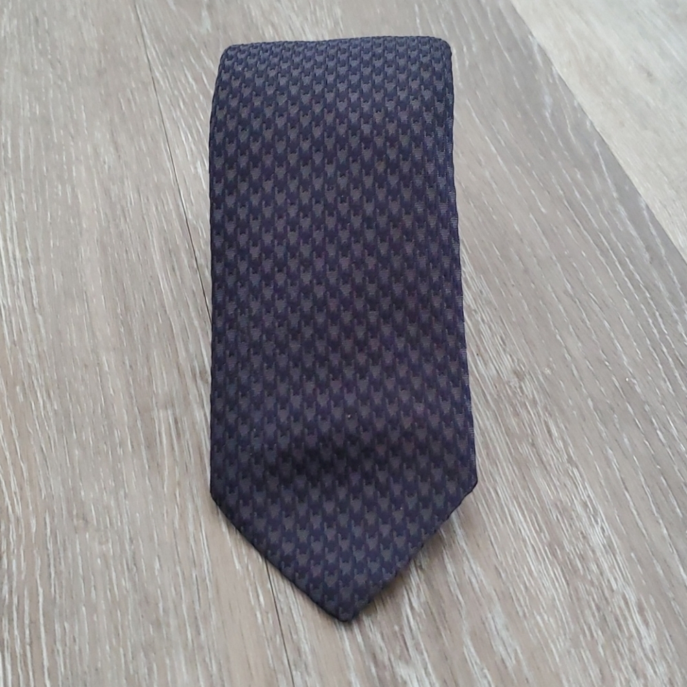 Black Houndstooth Tie